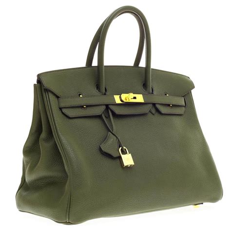 HERMES Togo Birkin 35 Vert Olive 447522